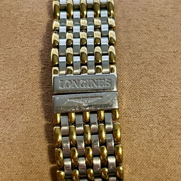 Authentic Longines Gold Dial with Two-Tone Bracelet Watch - Picture 8 of 9
